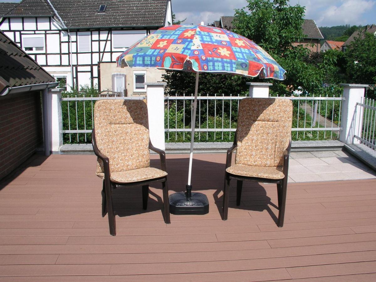 Ferienwohnung Am Deister Mit Grossem Balkon Springe Esterno foto