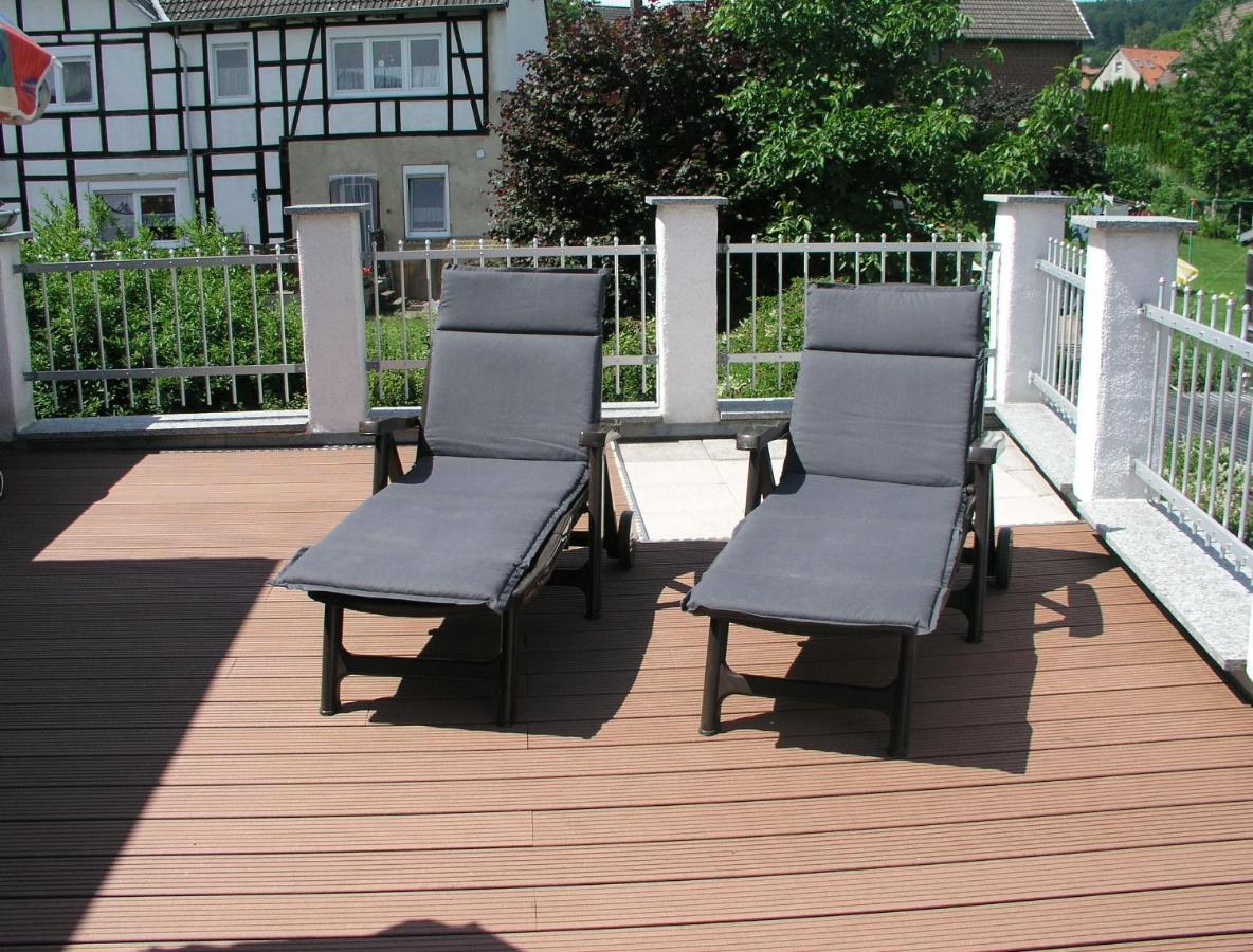 Ferienwohnung Am Deister Mit Grossem Balkon Springe Esterno foto